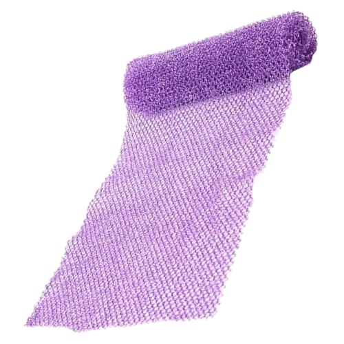 Warmhm Badetuch Afrikanisches Netzhandtuch Afrikanischer Waschlappen Schrubbtuch Körperwäscher Hautwäscher -peelingnetz Duschtuch Für Den Körper Afrikanisches Netztuch Violett Nylon von Warmhm