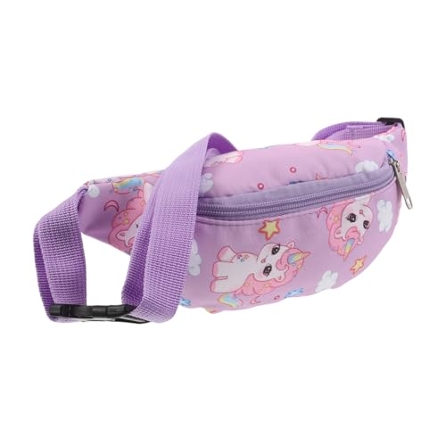 Warmhm Bauchtasche Verstellbar Mädchen Taillenpack mit Buntem Muster Vielseitige Crossbody Hüfttasche für Reisen Schule Freizeit Langlebig und Komfortabel von Warmhm