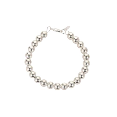 Warmhm Perlenkette Armband Damen Metall Perlenarmband Schmuck Geschenk Für Frauen Mädchen Mode Armband Leichtgewichtig Elegantes Design von Warmhm