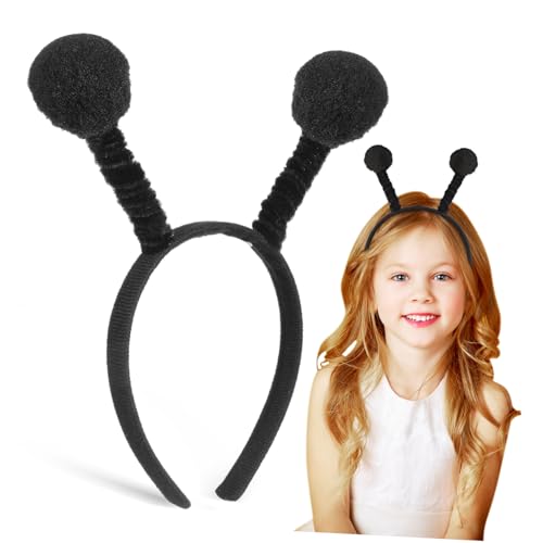 Warmhm Bienen Stirnband für Erwachsene Dekoratives Haarband mit Fühlern für Kostümpartys Karneval und Alltag Bequemes Langlebiges Haarschmuck Accessoire Hochwertigen Materialien von Warmhm