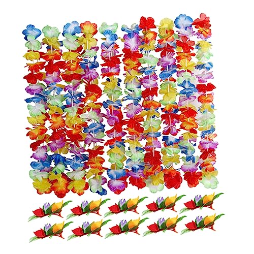 Warmhm Blumen-halskette Hawaii Exquisite Haarspangen Mit Hawaii-blumen Für Frauen Party-dekorationen Zufällige Farbe von Warmhm