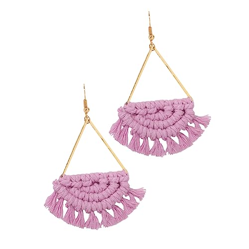Warmhm Bohemian-style Ohrringe Geflochtener Ohrschmuck Fächerförmig Zum Tragen Mit Lässiger Kleidung Warmhm Bohemian-style Ohrringe Geflochtener Ohrschmuck Fächerförmig Zum Tragen Mit Lässiger Kleidung von Warmhm