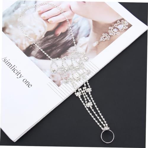 Warmhm Braut Fußkettchen mit Funkelnden Zirkonia Verstellbare Ankle Chain Zarte Strand Fußkette Schmuck für Damen und Mädchen Langlebiges Elegantes Knöchel Armband von Warmhm