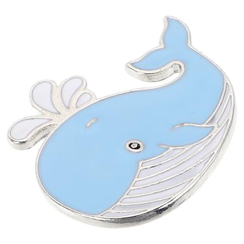 Warmhm Wal Brosche Entzückende Tierbrosche Aus Zinklegierung Vielseitige Anstecknadel Für Frauen Für Kleidung Taschen Und Rucksäcke Kreatives Sommeraccessoire von Warmhm