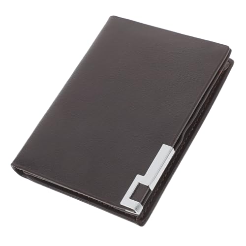 Warmhm Business Card Holder Herren aus Braunem Echtleder Großer Kapazität Kartenetui mit Robustem Schutz Vielseitige Visitenkarten Kreditkartenaufbewahrung für Geschäftsreisen von Warmhm