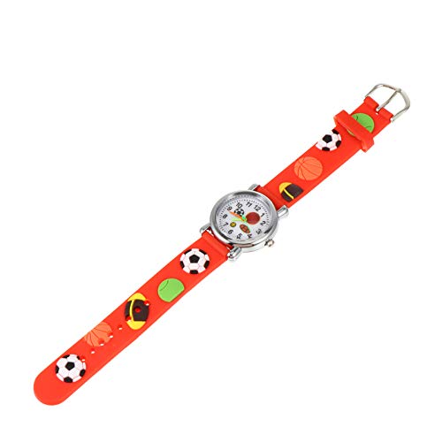Warmhm Junge Mädchen Cartoon Uhr Mitzeitangabe Einfaches Ziffernblatt Bequemer Armband Für Kleinkinder Umweltfreundliches Design Präzise Uhrzeit von Warmhm