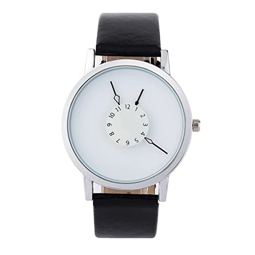 Warmhm Quarzuhr Für Studenten Stilvolle Damen Armbanduhr Pu Armband Ergonomisches Design Für Freizeit Und Partys von Warmhm