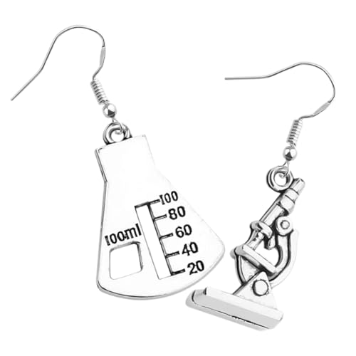 Warmhm Creative Wissenschafts ohrhänger Damen Baumelnde Ohrringe aus Langlebiger Legierung Hautfreundlich und Modisch als Geschenk für Lehrerinnen und Modebewusste Frauen von Warmhm