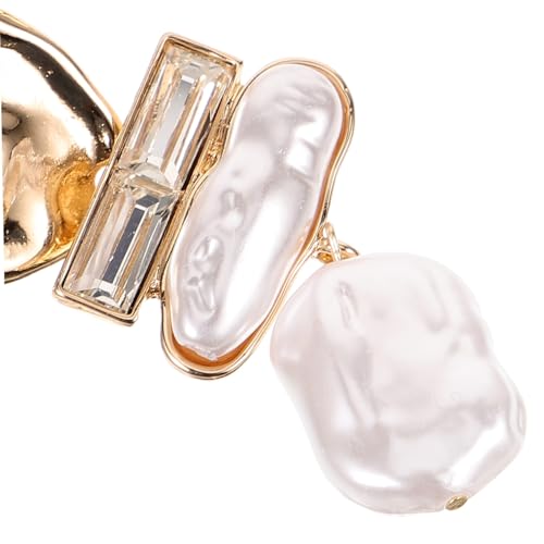 Warmhm Dainty Perlenohrringe Damen Hängend Statement Schmuck Alloy mit Temperament für Teen Stilvolle Ohrringe für Hochzeit Geburtstag Alltag von Warmhm