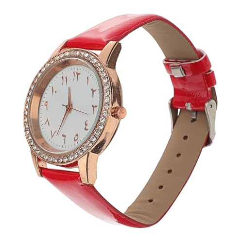 Warmhm Digitale Armbanduhr Für Damen Mit Pu-gürtel Und Einstellbarer Uhr Bling-Uhr Mit Glitzer-Optik Für Damen Leicht Und Elegant Für Täglichen Gebrauch von Warmhm