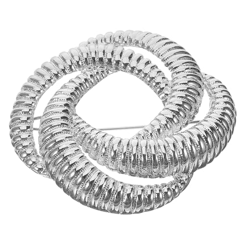 Warmhm Damen Brosche Metall Anstecknadel Geometrische Streifen Design Leicht Robust Modisch Vielseitig für Kleidung und Anzüge von Warmhm