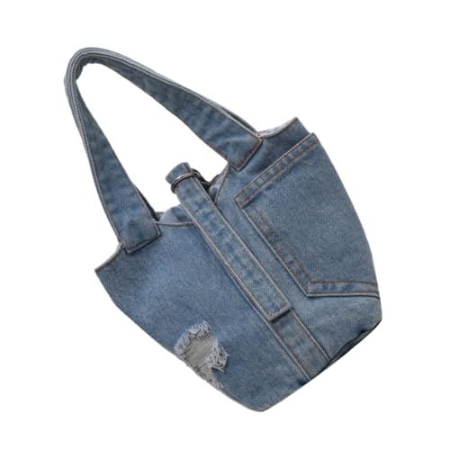 Warmhm Damen Denim Handtasche Vintage Tragetasche Leicht und Tragbar für Reisen Ausflüge und Alltag Geeignet für Handy Schlüssel und Make Up Strapazierfähigem Denim Gefertigt Warmhm Damen Denim Handtasche Vintage Tragetasche Leicht und Tragbar für Reisen Ausflüge und Alltag Geeignet für Handy Schlüssel und Make Up Strapazierfähigem Denim Gefertigt von Warmhm