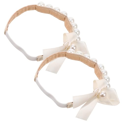 Warmhm Damen High Heels Schuhriemen mit Eleganten Kunstperlen Abnehmbare Lose Schuhbänder Installationfrei Bequeme Fixierung für Pumps und Absätze Modisches Zubehör für Frauen von Warmhm