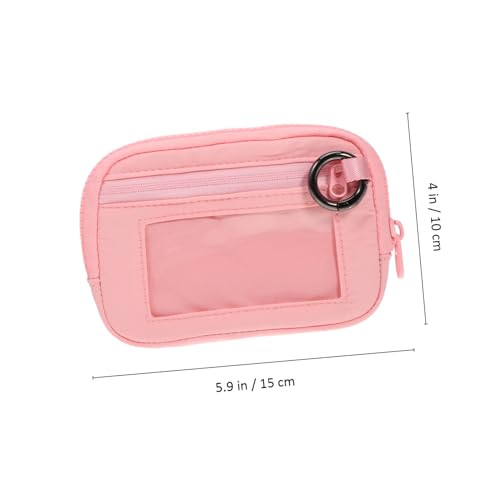 Warmhm Damen Nylon Clutch Geldbörse mit Reißverschluss und Snap Clip Schlanke Mini Brieftasche mit Münzfach und Kartenfächern Vielseitige Handgelenktasche für Alltag und Reisen Stylische von Warmhm