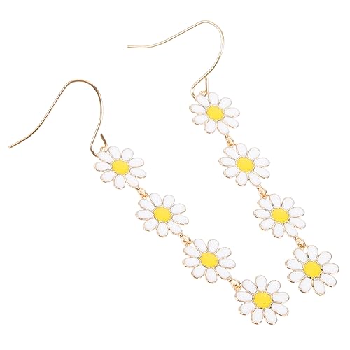 Warmhm Damen Ohrhänger mit Leichte Farbige Tropfenohrringe Hochwertiger Legierung Teenager Schmuckstücke Langlebig und Angenehm zu Tragen von Warmhm