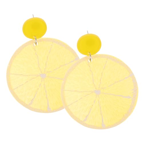 Warmhm Damen Ohrringe Orange Form Langlebige und Metall Ohrhänger Originelle Dangle Earrings für Teen Einzigartiges Geburtstagsgeschenk Vielseitig Kombinierbar für Party und Alltag von Warmhm