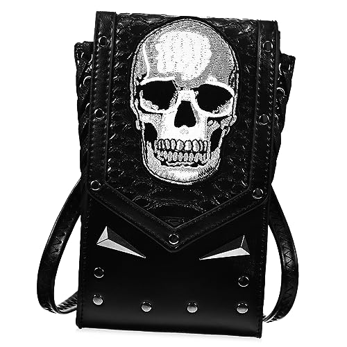 Warmhm Damen Schultertasche Schwarz Multifunktional Verstellbarer Riemen Crossbody Handtasche Alltag Freizeit Tasche von Warmhm