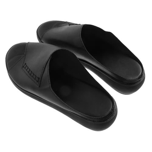 Warmhm Damen Wedgesandalen mit Weichem Boden Plateau Keilabsatz Atmungsaktiv und Rutschfest Leichte Sommerschuhe für Freizeit Strand und Alltag Schwarz von Warmhm