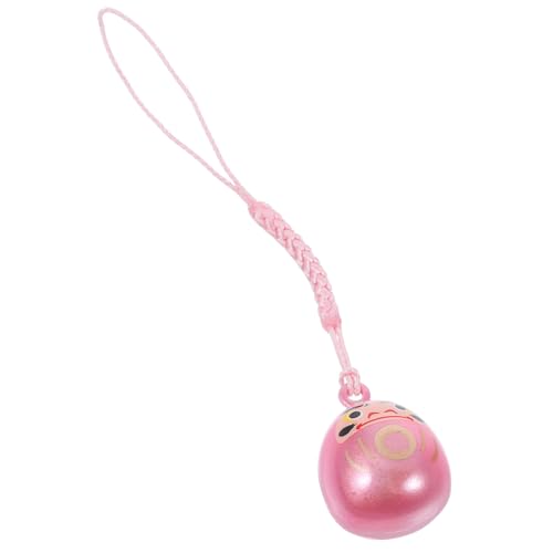 Warmhm Daruma Schlüsselanhänger mit Wasserklang Japanisches Amulett Modischer Anhänger für Handtaschen und Rucksäcke Perfektes für Frauen von Warmhm