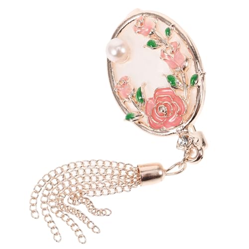 Warmhm Dekorative Brosche im Antiken Chinesischen Stil Fächerförmige Blütenbrosche mit Quasten für Frauen Elegantes Modeaccessoire für Kleidung und Schals von Warmhm