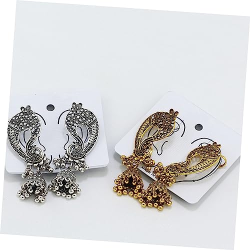 Warmhm Delikate Vintage Ohrstecker mit Kunstvoller Gravur Verstellbar und Klassischer Ethno Stil Geeignet für Frauen und Vielseitig Kombinierbar zu Jeans und Shirts von Warmhm