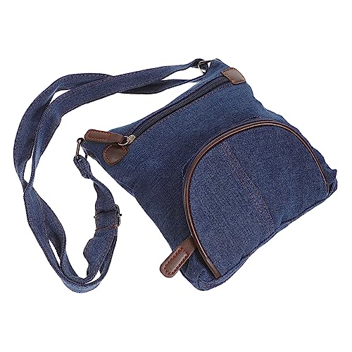 Warmhm Denim Umhängetasche für Damen Klassische Casual Handtasche mit Fronttasche für Arbeit Shopping und Freizeit Cowboy Blau Warmhm Denim Umhängetasche für Damen Klassische Casual Handtasche mit Fronttasche für Arbeit Shopping und Freizeit Cowboy Blau von Warmhm