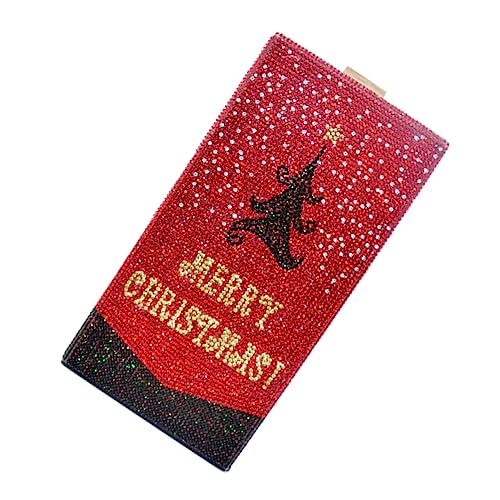 Warmhm Diamantbesetzte Crossbody Bag Damen Umhängetasche mit Mittlerer Kapazität Modisches Abendtaschen Design für Alltag und Party Geeignet als für Frauen von Warmhm