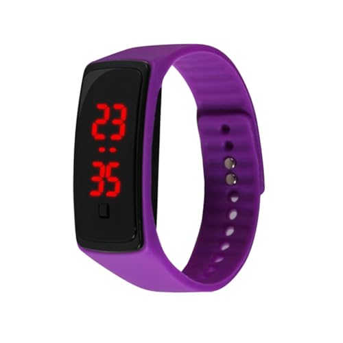Warmhm Digitaler Kinderarmbanduhr Outdoor Led-digitaluhr Lauf-silikonband Kinderuhr Led-armband Silikon-digitaluhr von Warmhm