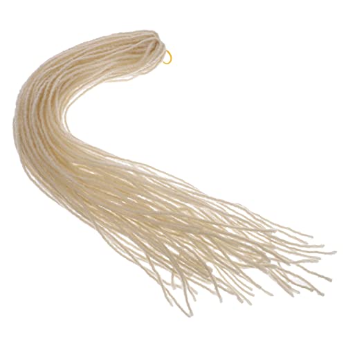 Warmhm Dreadlock Extensions für Damen und Herren Synthetische Haarsträhnen für Hip Hop Partys und Kostüme Leicht Bequem und Einfach zu Stylen von Warmhm