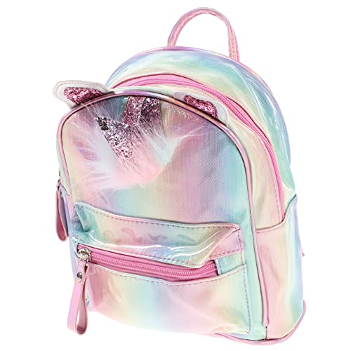 Warmhm Einhorn Holographic Rucksack Für Mädchen Cartoon Schultertasche Aus Hochwertigem Material Leicht Und Geräumig Für Schulbesuche Camping Und Shopping von Warmhm