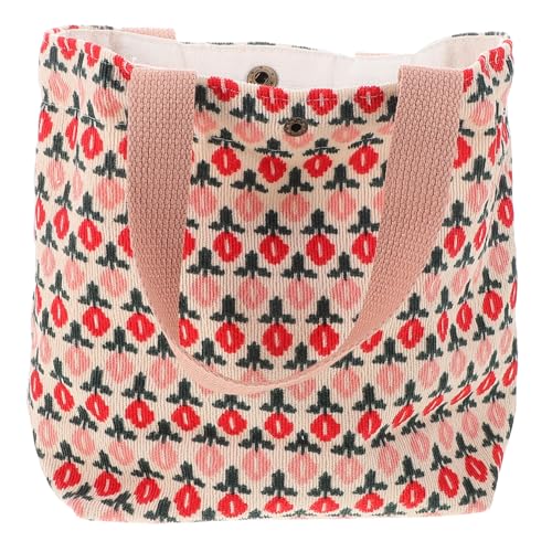Warmhm Einkaufstasche für Damen und Herren mit Blumenmuster Lässige Geräumige Tragetasche für Täglichen Gebrauch Handtasche für Verschiedene Anlässe und Einfache Warmhm Einkaufstasche für Damen und Herren mit Blumenmuster Lässige Geräumige Tragetasche für Täglichen Gebrauch Handtasche für Verschiedene Anlässe und Einfache von Warmhm