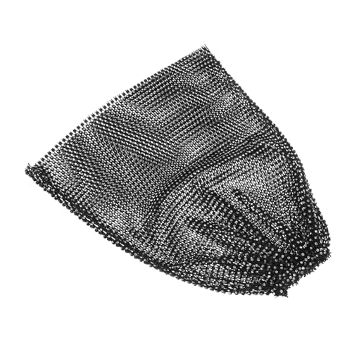 Warmhm Elastisches Glitzerndes Netz Kopftuch mit Reflektierenden Strasssteinen Vielseitig Tragbar als Stirnband oder Mütze Sicherer Sitz durch Dehnbares Mesh für Nachtclub Festival und von Warmhm