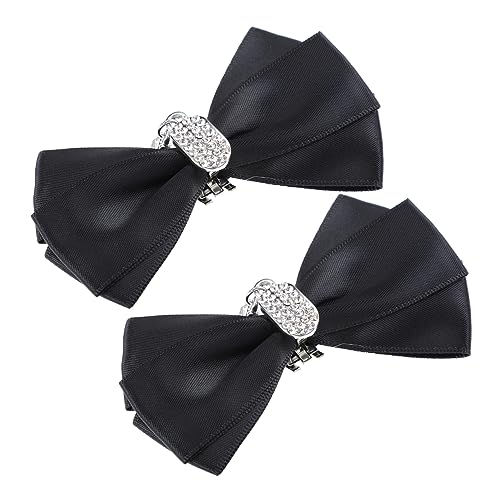 Warmhm Entfernbare Schuhblumen für Hochzeitschuhe Glitzernde Schuhschmuck Accessoires mit Schwarzem Schleifen Design und Strasssteinen für Damen High Heels Warmhm Entfernbare Schuhblumen für Hochzeitschuhe Glitzernde Schuhschmuck Accessoires mit Schwarzem Schleifen Design und Strasssteinen für Damen High Heels von Warmhm