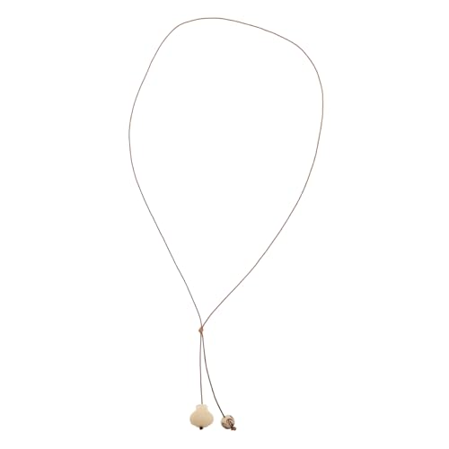 Warmhm Ethnische Boho Halskette mit Skulptur Knoblauch Eleganter Anhänger für Reisen Partys und Täglichen Gebrauch von Warmhm