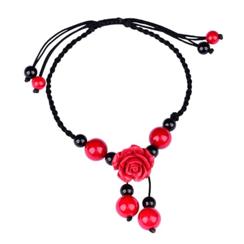 Warmhm Ethnische Fußkette für Damen Handgefertigte Agate Fußkette Vintage Knöchel Schmuck für Sommer Strandmode als für Freundin und Familie Warmhm Ethnische Fußkette für Damen Handgefertigte Agate Fußkette Vintage Knöchel Schmuck für Sommer Strandmode als für Freundin und Familie von Warmhm