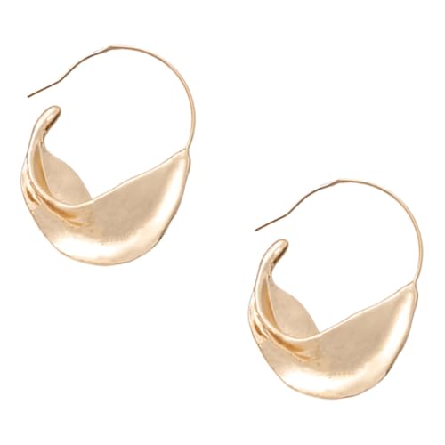 Warmhm Exaggerated Geometrische Damenohrringe Unregelmäßige Form Leichter Vintage Modeschmuck Auffällige Creolen für Party Alltag und Valentinstag Komfortabel und Dekorativ von Warmhm