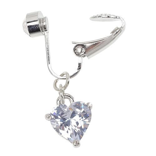 Warmhm Fake Bauchnabelpiercing Ring Non Piercing Clip Schmuck für Damen Langlebig Kreative Designs für Körperkunst und von Warmhm
