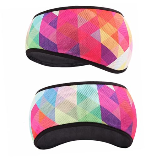 Warmhm Buntes Rautenmuster Sport Ohrwärmer Ohrenschutz für Damen und Herren Dehnbares Stirnband Fleece für Radfahren Skifahren und Laufen Atmungsaktiv und Warm Winteraccessoire Warmhm Buntes Rautenmuster Sport Ohrwärmer Ohrenschutz für Damen und Herren Dehnbares Stirnband Fleece für Radfahren Skifahren und Laufen Atmungsaktiv und Warm Winteraccessoire von Warmhm