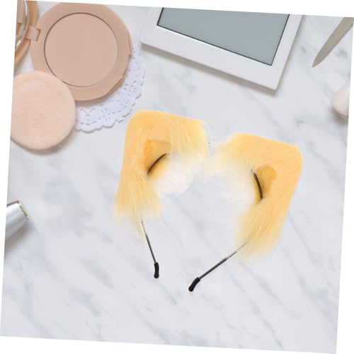 Warmhm Flauschiger Katzenohren-haarreif Für Frauen Und Mädchen Süßer Tierohr-haarreif Für Halloween Cosplay-requisiten Und Tägliche Haarstyling von Warmhm