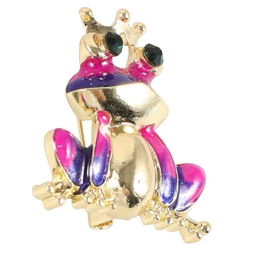 Warmhm Frosch Anstecknadel Cartoon Brosche mit Vielseitig für Kleidung Schals Taschen für Partys Festliche Anlässe von Warmhm