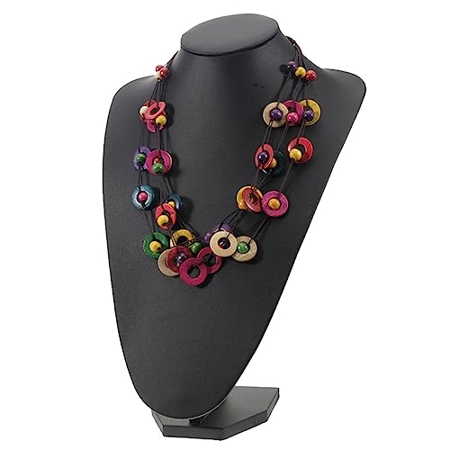 Warmhm Böhmische Halskette Aus Kokosnuss Schalen Farbenfroh Langlebig Für Frauen Schmuckgeschenk Für Strand Und Alltag Warmhm Böhmische Halskette Aus Kokosnuss Schalen Farbenfroh Langlebig Für Frauen Schmuckgeschenk Für Strand Und Alltag von Warmhm