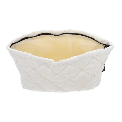 Warmhm Gesteppte Kosmetiktasche Aus Polyester Make-up-Organizer Mit Fächern Reise-Make-up-Tasche Für Damen Mit Individuellem Design Kulturbeutel Für Handtasche Oder Unterwegs von Warmhm