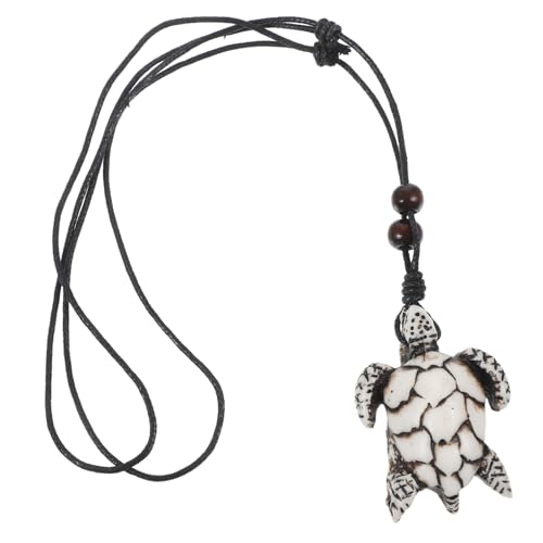 Warmhm Halskette Mit Schildkrötenanhänger Herrenschmuck Aus Gewebtem Seil Dekorative Halskette Harz Langlebige Mit Anhänger Für Männer von Warmhm