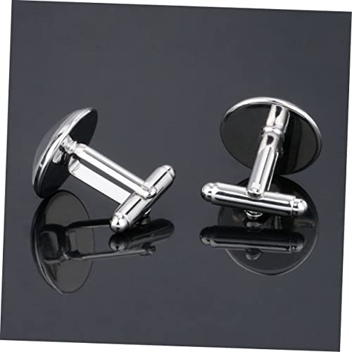 Warmhm Glasmanschettenknopf Herren G Buchstabenmuster Eleganter Kragen und Ärmelknopf und Accessoire für Anzug und Hochzeit Langlebig und Leicht Schlichtes von Warmhm