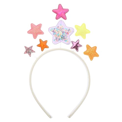 Warmhm Glitzernder Stern Haarreif Damen Stirnband Leicht Elegant Party Haarschmuck Cosplay Weihnachten Hochzeit von Warmhm