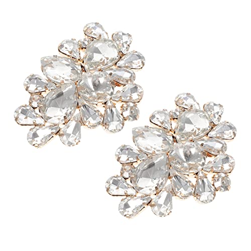 Warmhm Goldene Crystal Schuhclips Abnehmbar Strass Schuhverzierung Brautschmuck für Damen Pumps Sandalen Flats Eleganter Schuhschmuck für Hochzeit Party Alltag Warmhm Goldene Crystal Schuhclips Abnehmbar Strass Schuhverzierung Brautschmuck für Damen Pumps Sandalen Flats Eleganter Schuhschmuck für Hochzeit Party Alltag von Warmhm