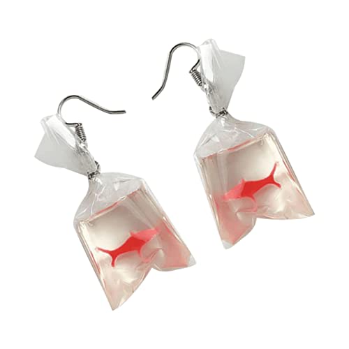 Warmhm Goldfisch Ohrhänger Damen Ohrschmuck mit Quaste Einzigartiges Design Schmuck für Frauen von Warmhm