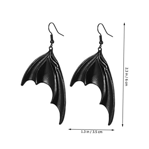 Warmhm Gothic Fledermaus Flügel Ohrringe Damen Halloween Ohrschmuck Metall Punk Design für Party Cosplay und Themenfeiern Warmhm Gothic Fledermaus Flügel Ohrringe Damen Halloween Ohrschmuck Metall Punk Design für Party Cosplay und Themenfeiern von Warmhm