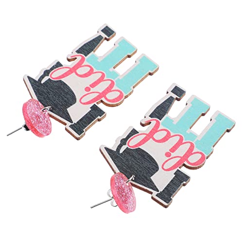 Warmhm Graduation Ohrhänger Leichte Hautfreundliche Ohrringe für Damen Komfortabel Tragbar Abschlussfeier Schmuck Festliche Ohrdekoration für Studenten und Lehrer von Warmhm