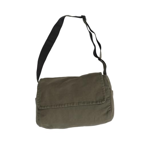 Warmhm Canvas-umhängetasche Für Damen Studententasche Mit Laptop-schultertasche Alltagstasche Aus Canvas-material Wandelbare Tragearten Als Crossbody Raum Für Tägliche von Warmhm